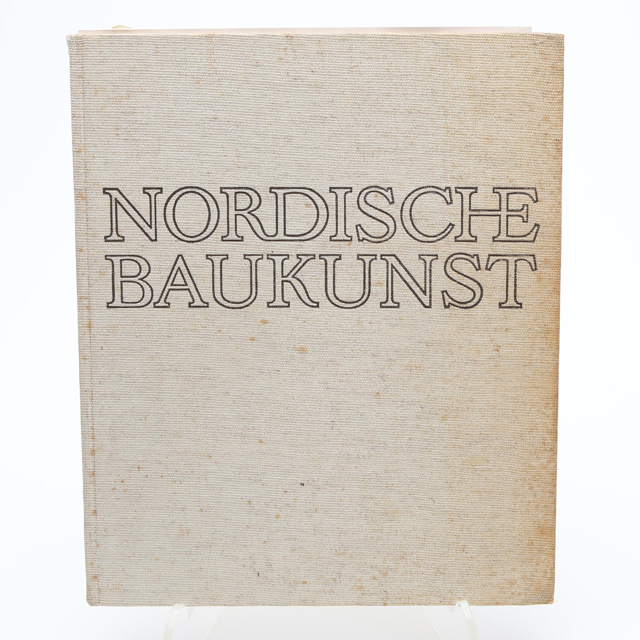 ARCHITECTURE. STEEN EILER RASMUSSENS NORDISCHE BAUKUNST IN THE FIRST EDITION IN 1940 WITH A DEDICATION TO THE ARCHITECT KAY FISKER.