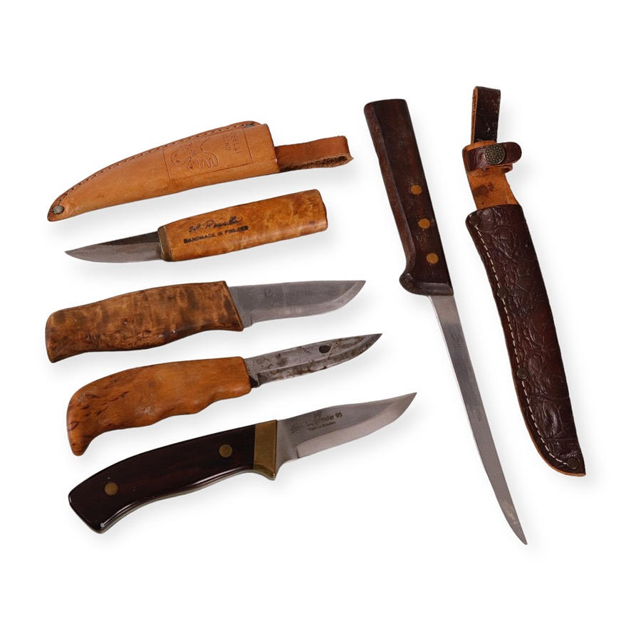 KNIVAR, 5 st, bl a Heimo Roselli.