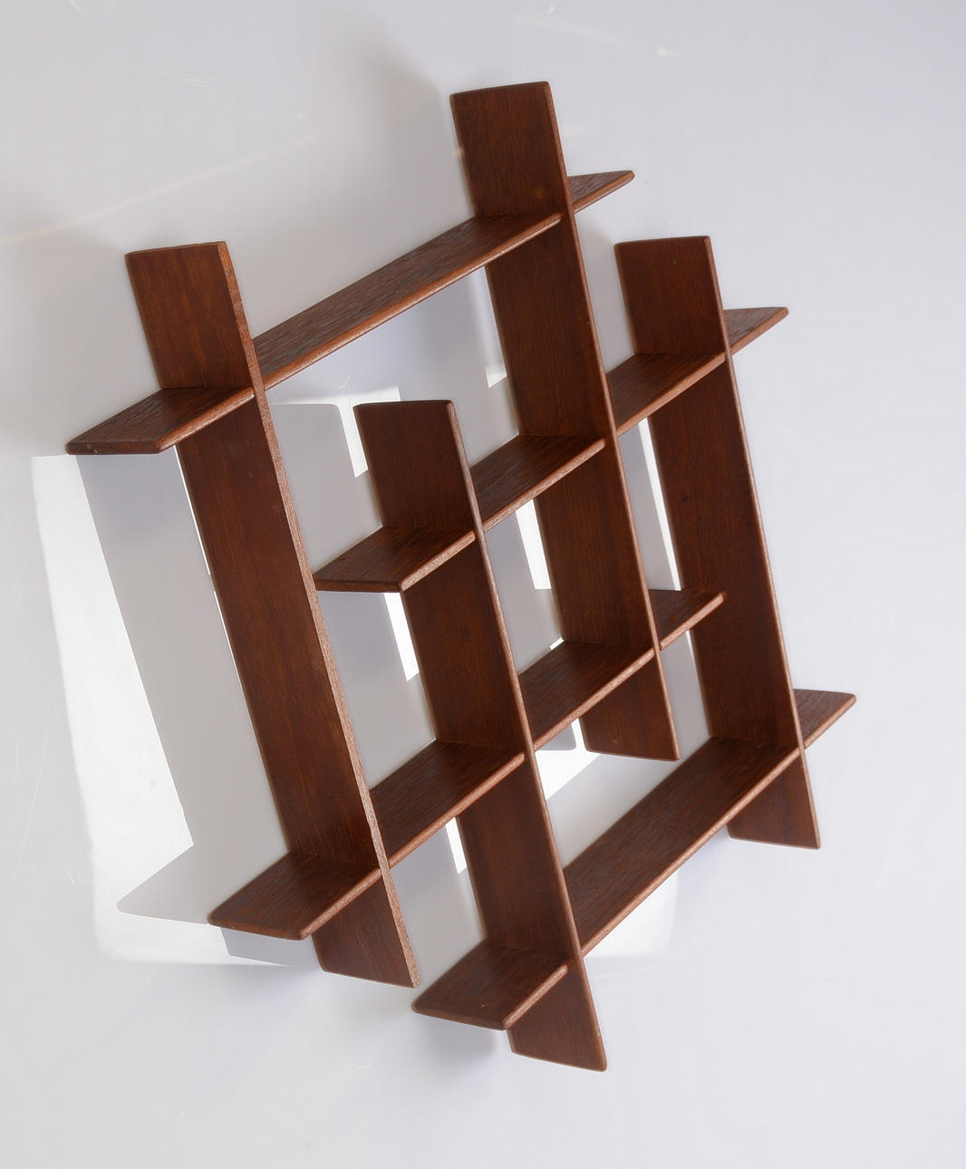 VÄGGHYLLA, TEAK, 1960/70-tal.