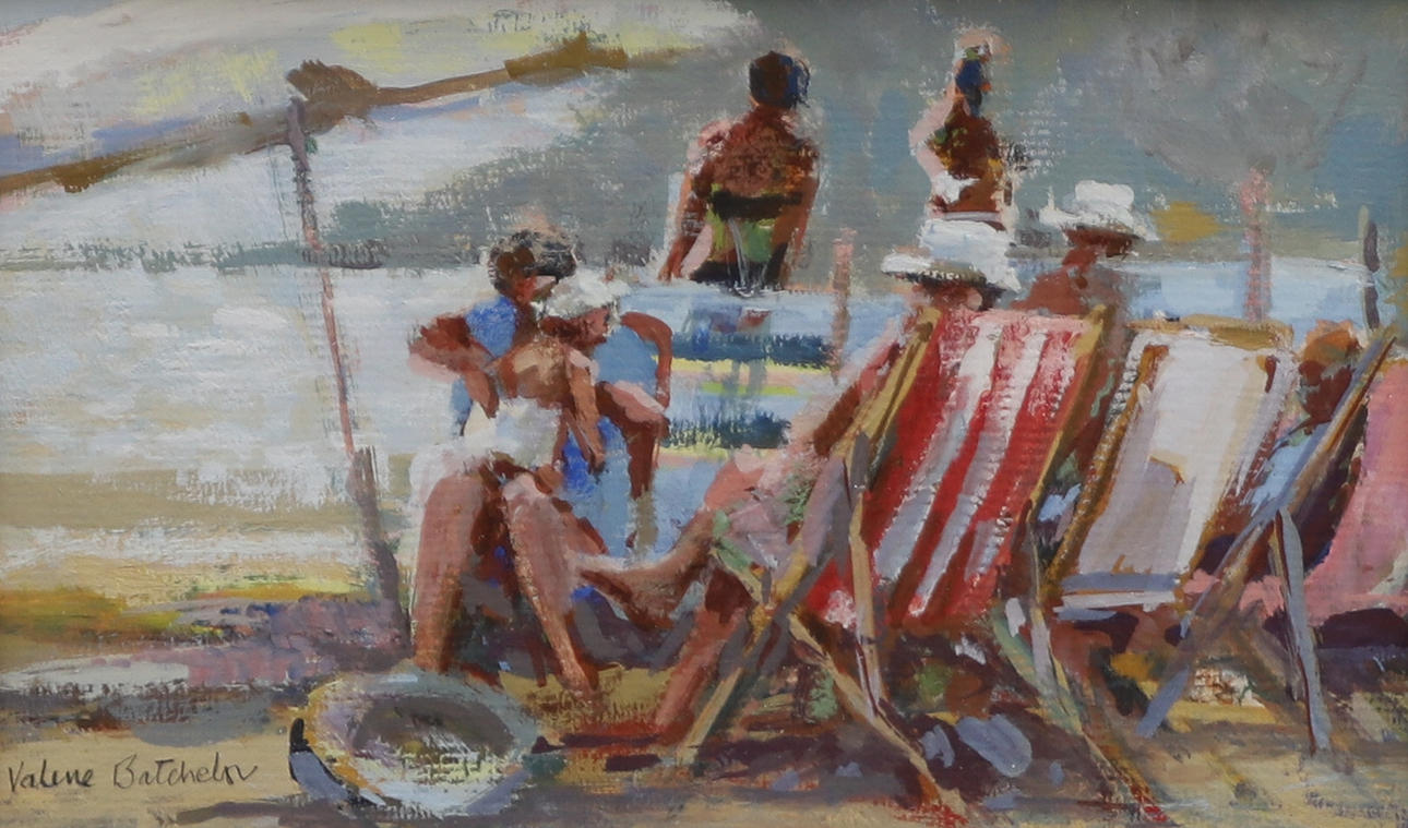 VALERIE BATCHELOR (B.1932). OLD STUDLAND BEACH.