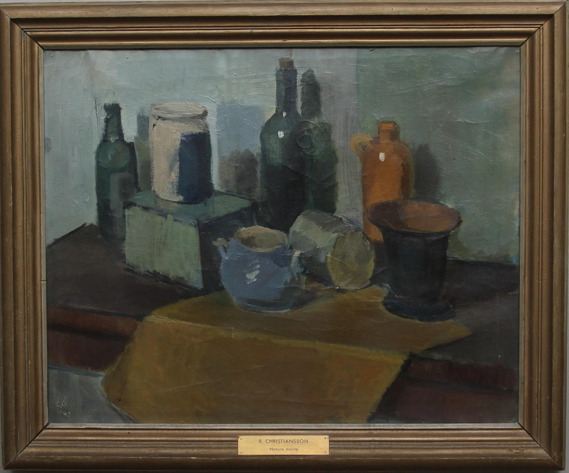 EINAR WILHELM CHRISTIANSSON. Oil on canvas, signed and dated 1940.