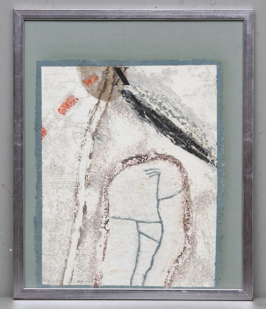 JAMES COIGNARD. Komposition med "X".