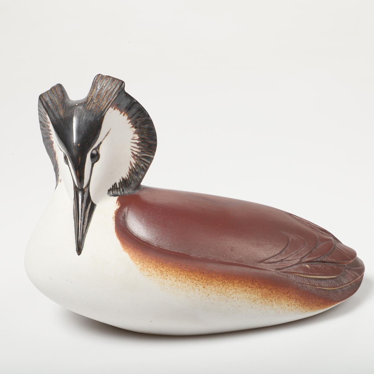 PAUL HOFF. Figurin, "Skäggdopping", Gustavsberg.