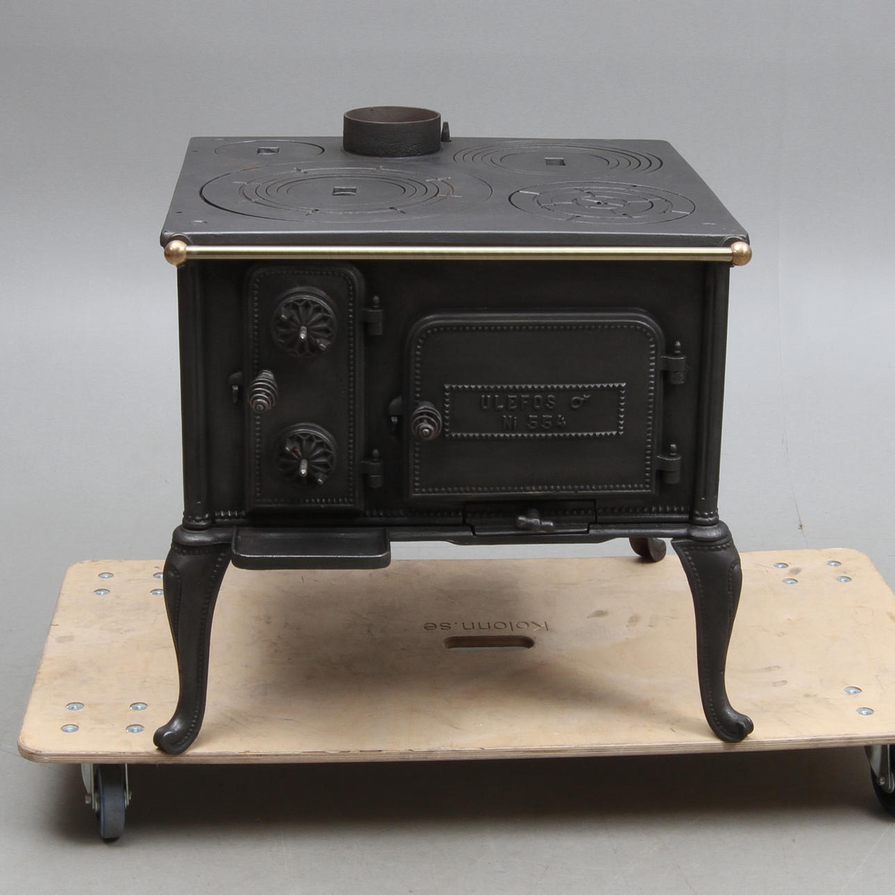 VEDSPIS, gjutjärn, Ulefos No 554, Norge.