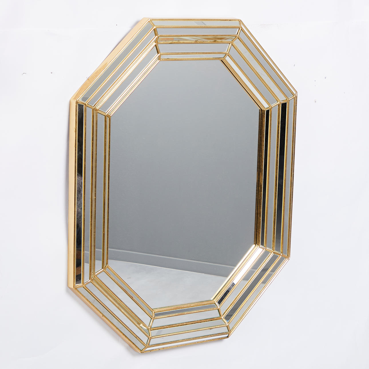 mirror, wood, Belgium.