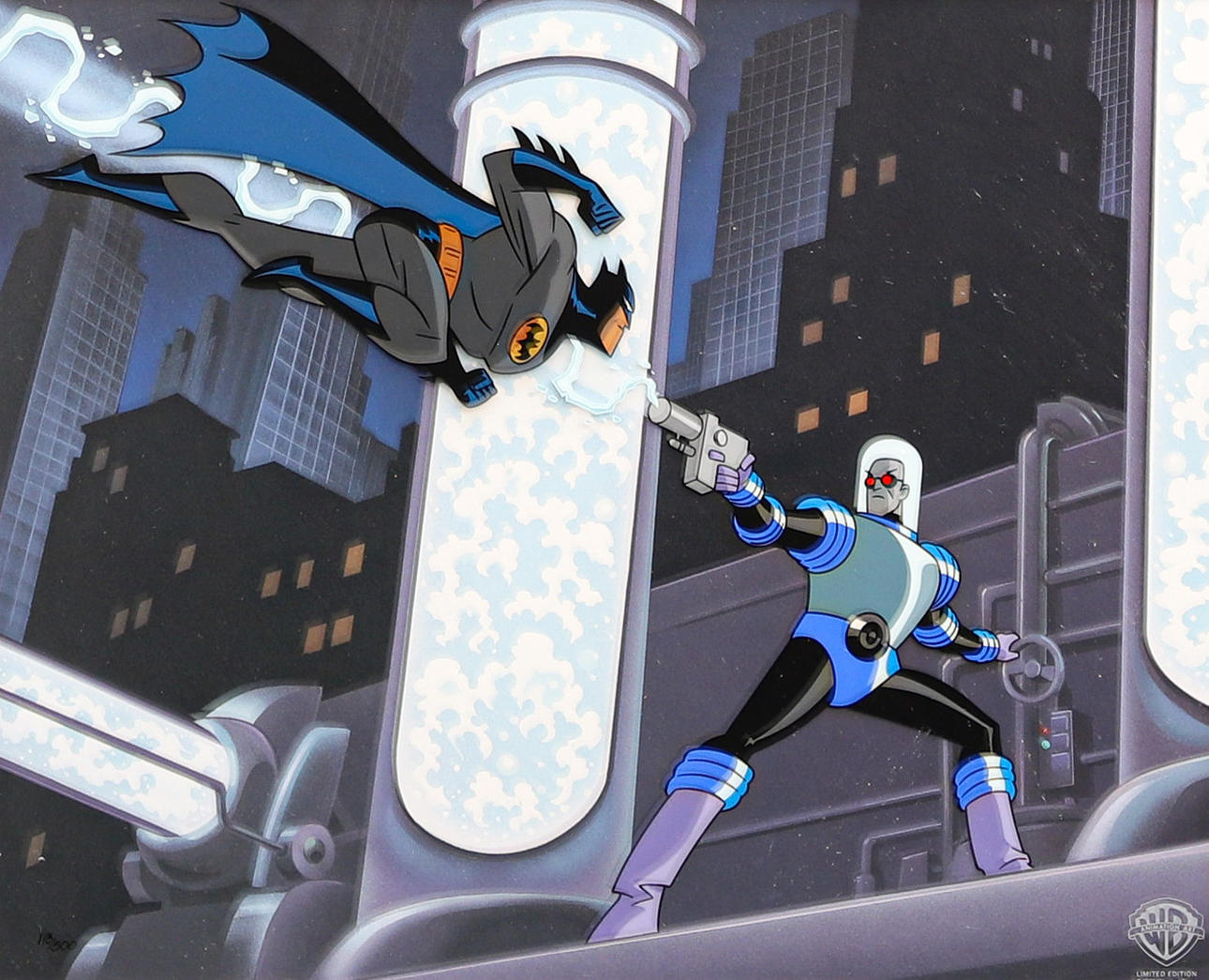 BATMAN - WARNER BROTHERS ANIMATION ART, LIMITED EDITION 1995.