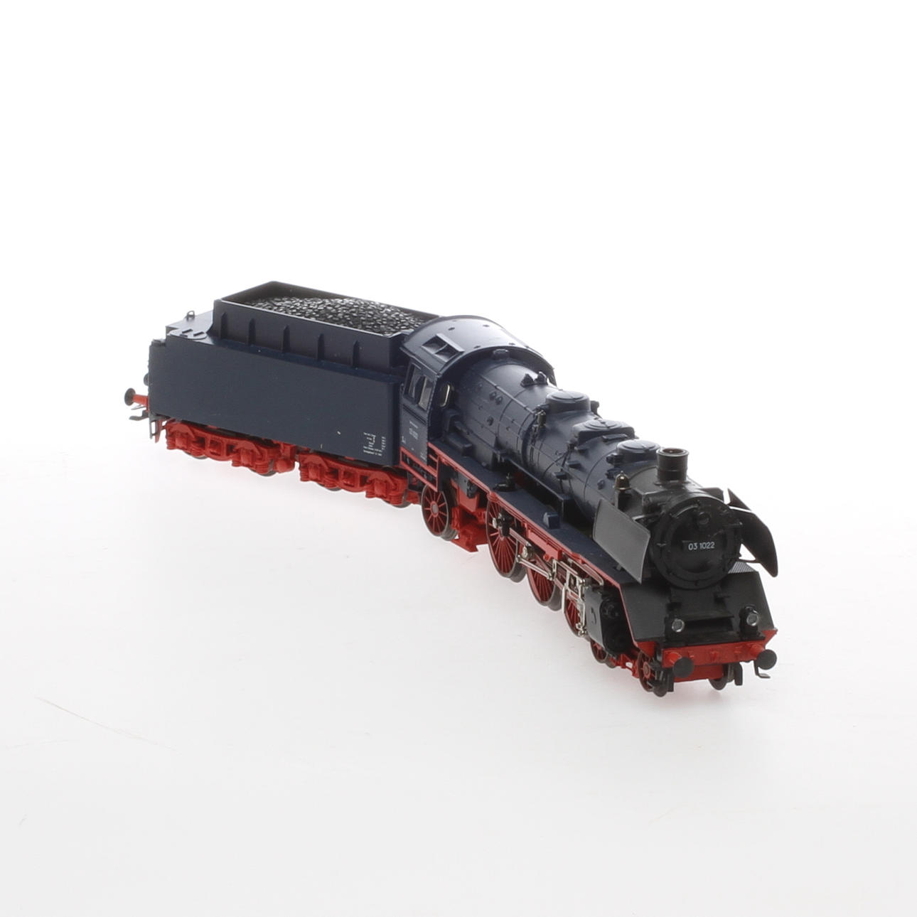 MÄRKLIN ånglok BR 03 blå / svart med tender digital med rökinsats.