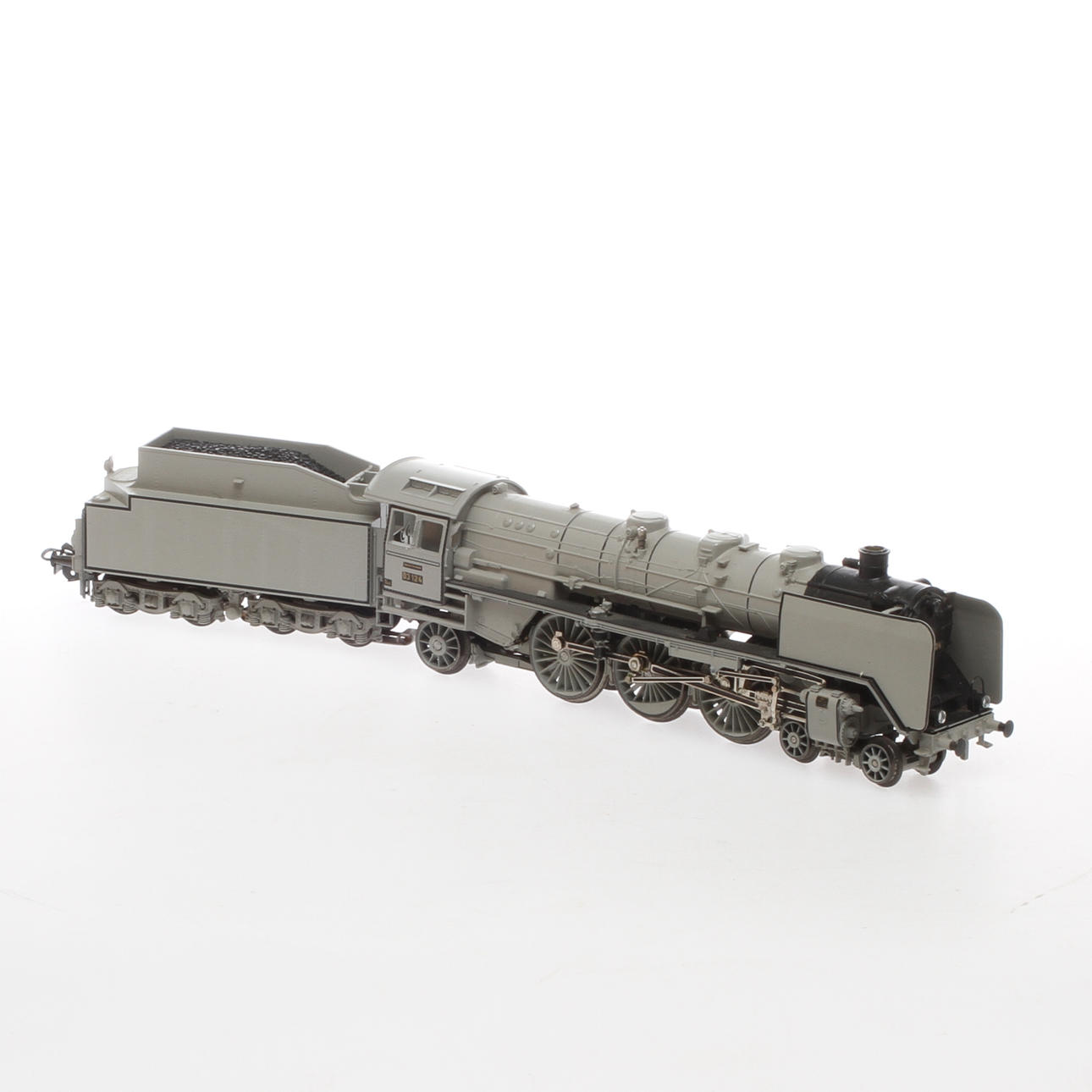 MÄRKLIN ånglok BR 03 grå med tender digital med rökinsats.