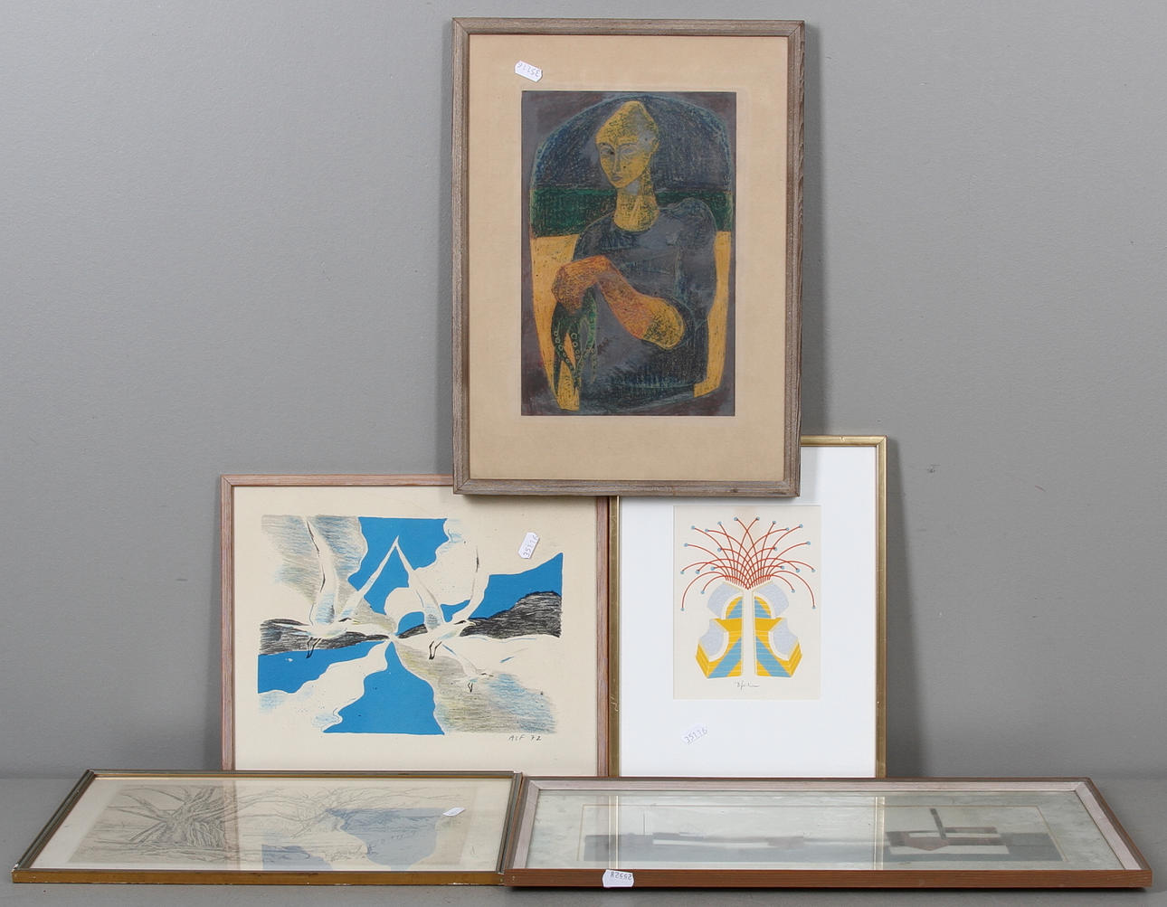 ÖRJAN WIKSTRÖM MED FLERA. Parti grafik 10 st.