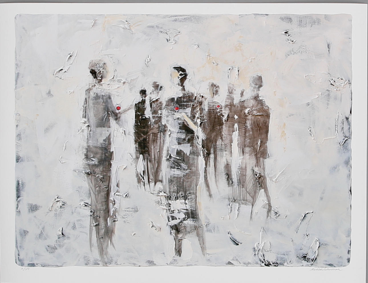 MATILDA LEHVONEN. Mingel, färglitografi nr 11/100, signerad.