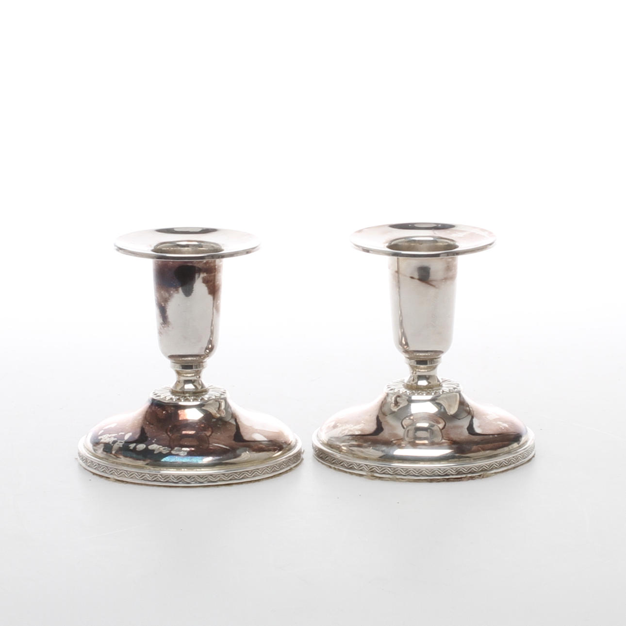 LJUSSTAKAR 1 par, silver, K&EC, Göteborg, 1958.