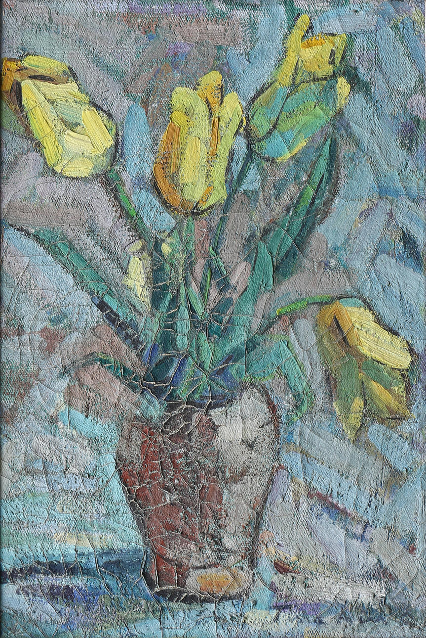 TINA NIN IBARS. Ramo de tulipanes.