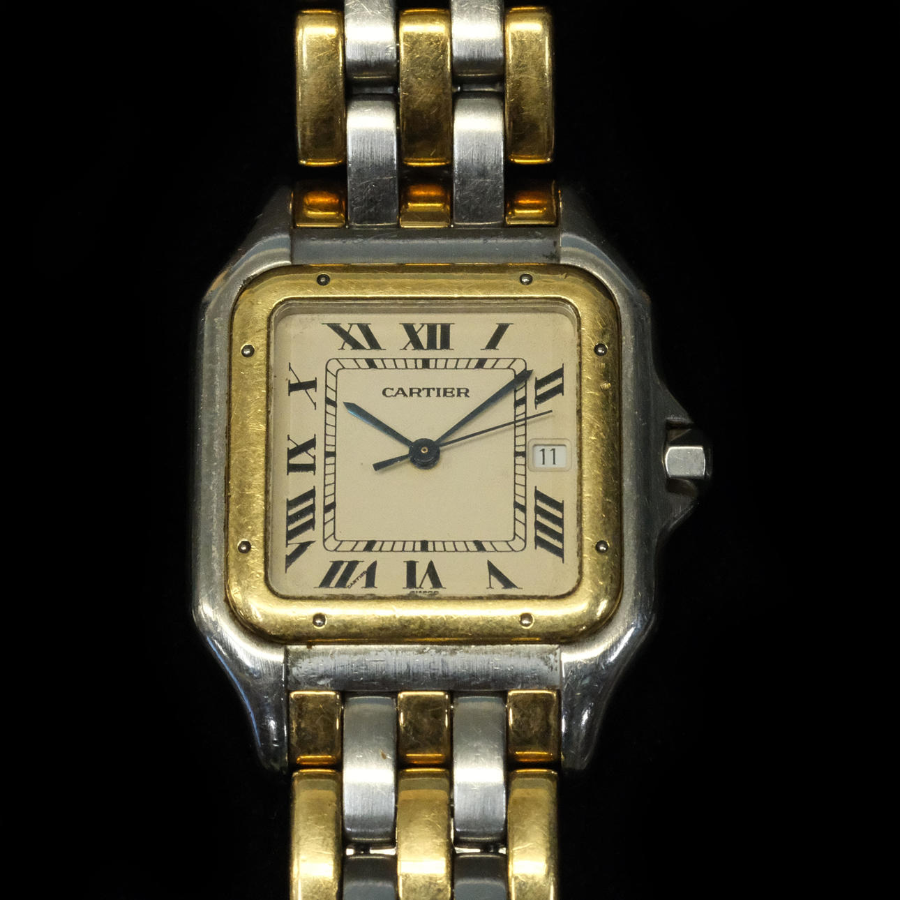 A MAN'S WRISTWATCH, CARTIER, “PANTHÈRE”.