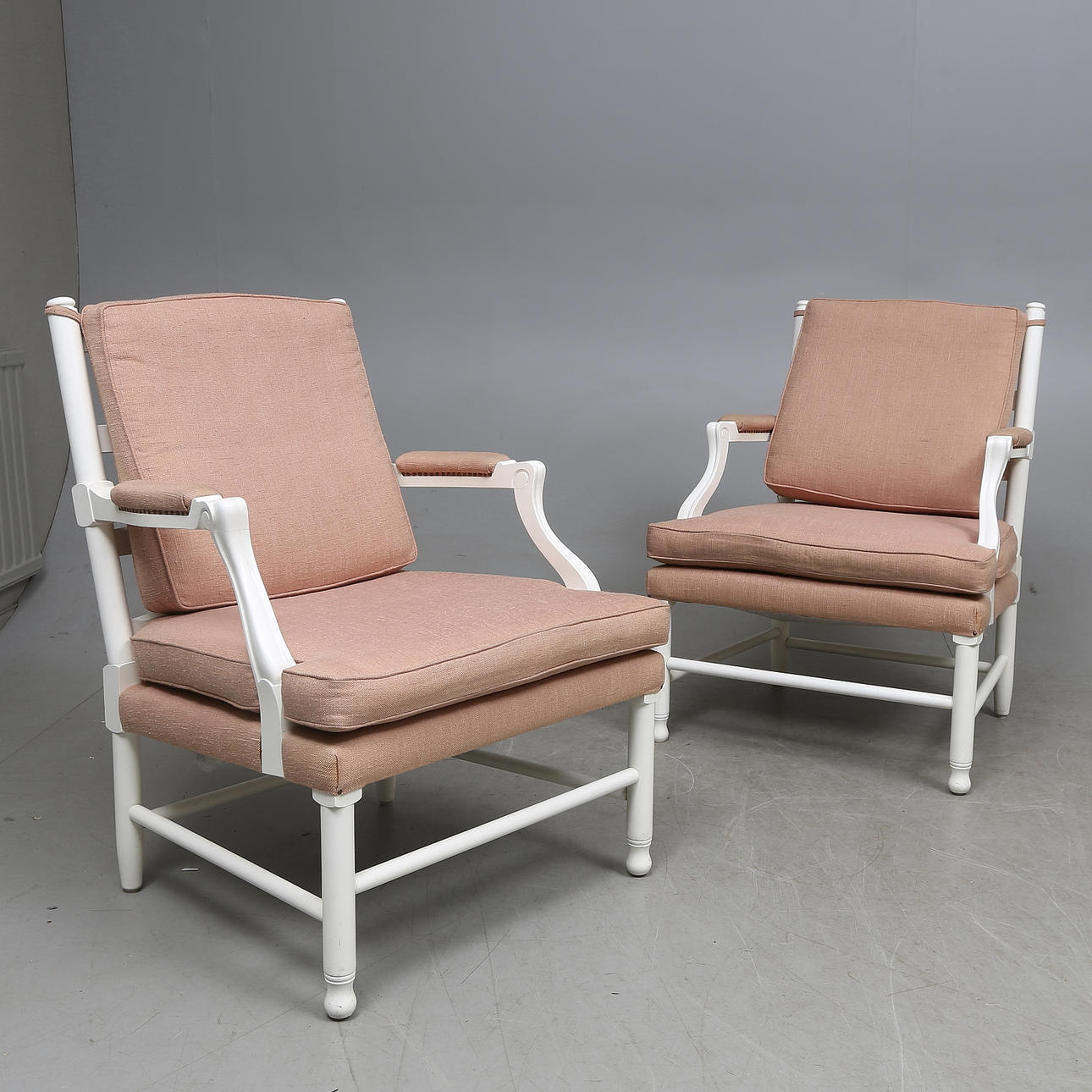 FÅTÖLJER, ett par, gripsholmsmodell, Arne Norell, 1900-tal.