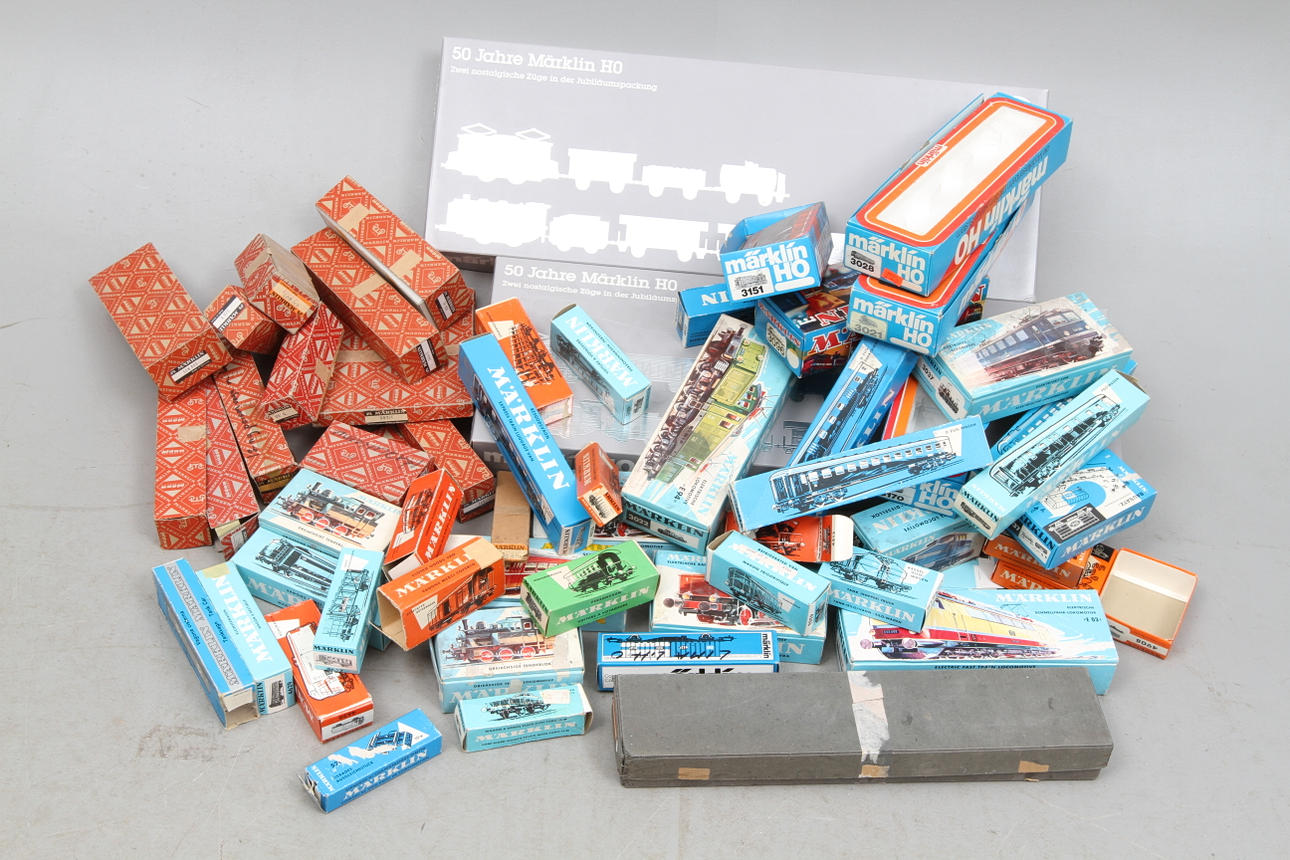 MÄRKLIN tomkartonger original och replika.