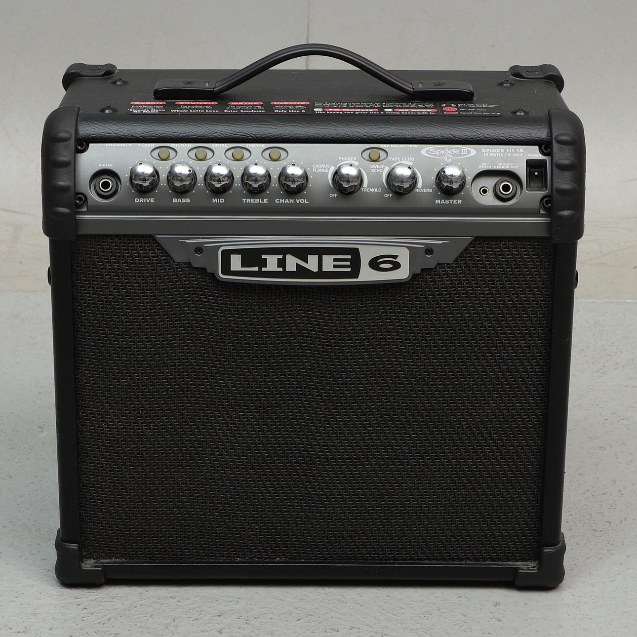 GITARRENVERSTÄRKER, Line 6, Spider III, 15 W.