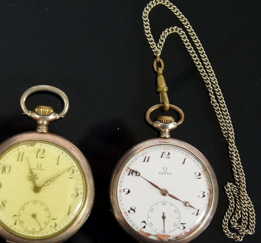 FICKUR, 2-stycken, Omega, silver.