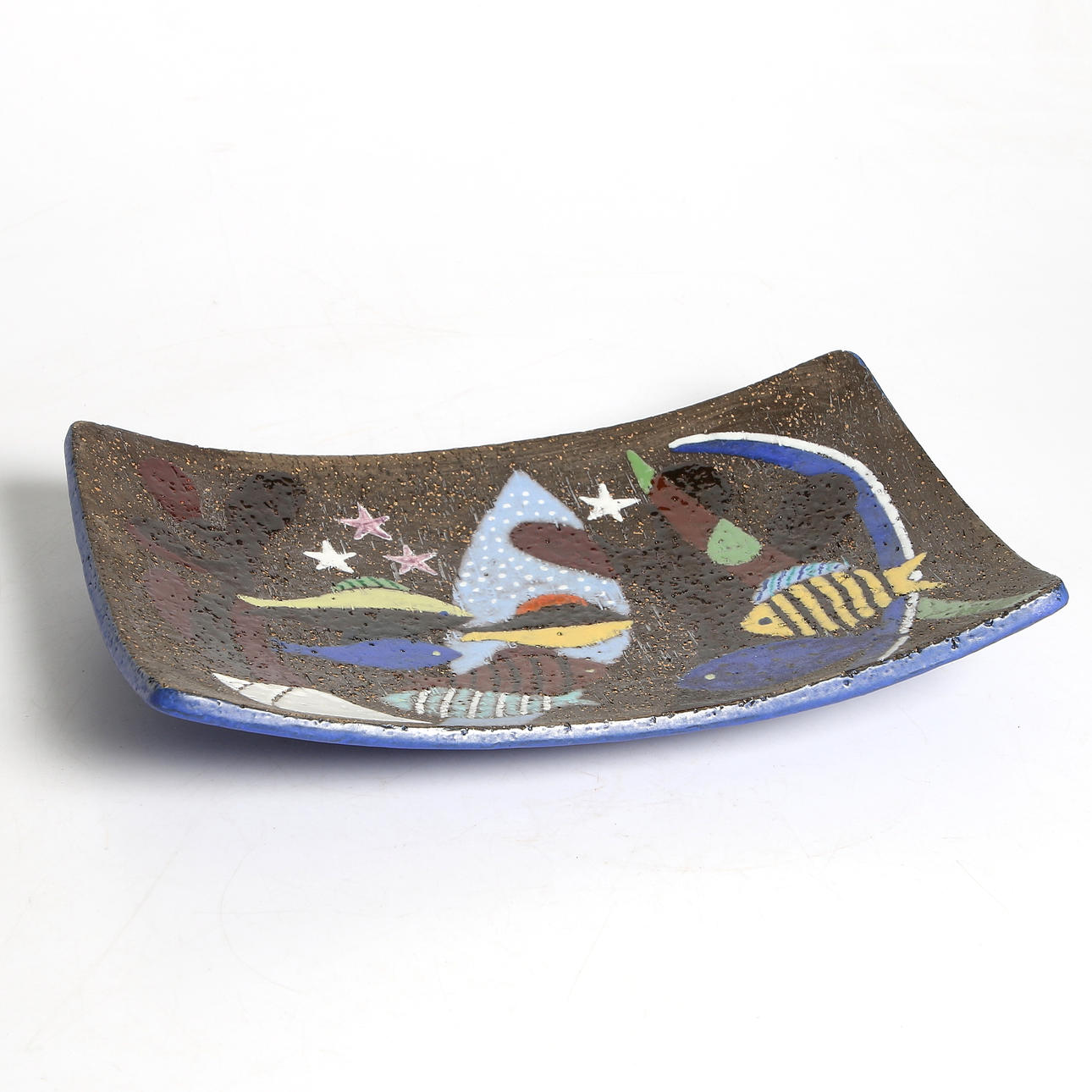 FAT, keramik, "Havsflora", Anna-Lisa Thomson, Upsala-Ekeby, 1900-talets mitt.