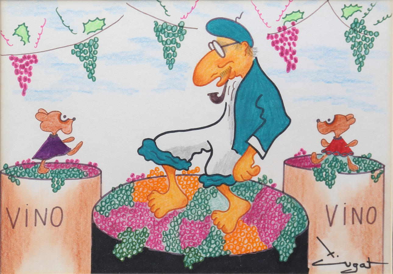 XAVIER CUGAT. Autorretrato.