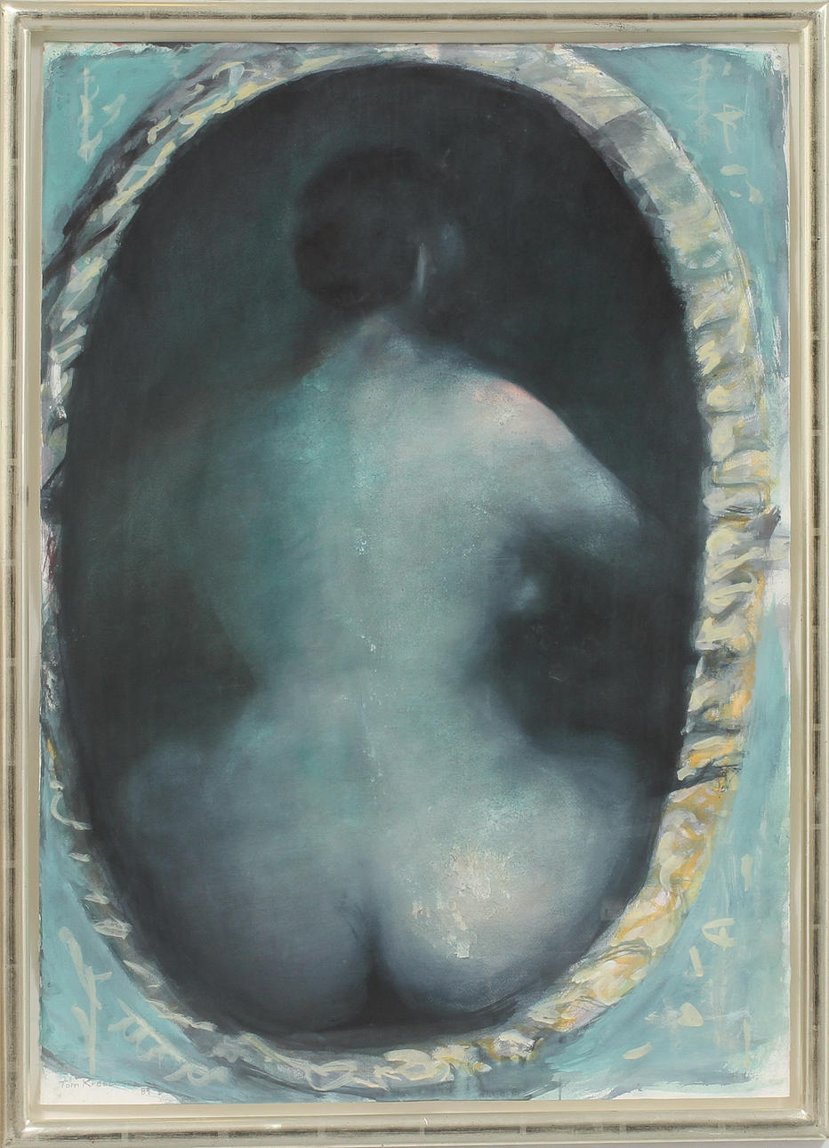 TOM KRESTESEN. Akvarell, signerad och daterad 89.