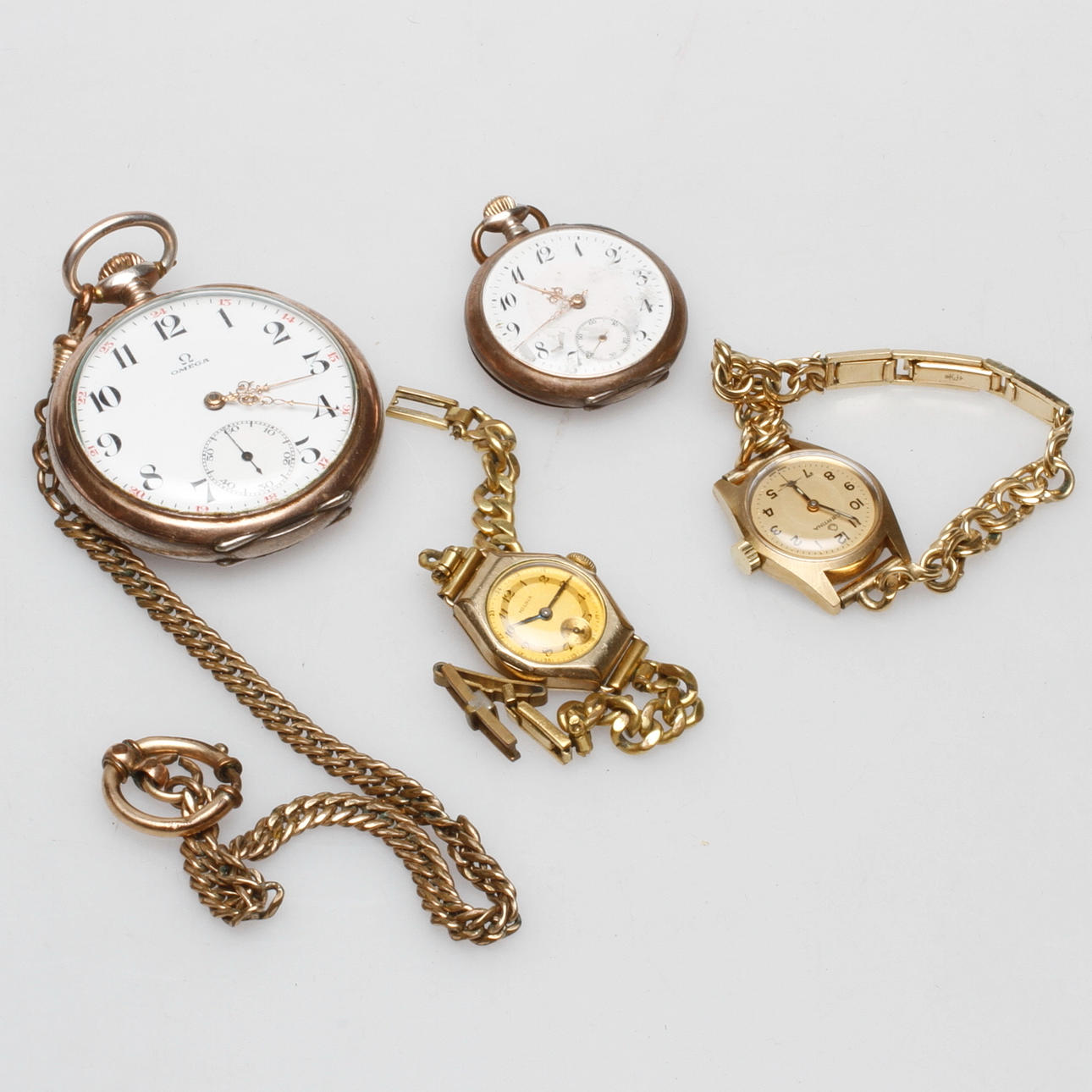 FICKUR och DAMARMBANDSUR, 4 st.