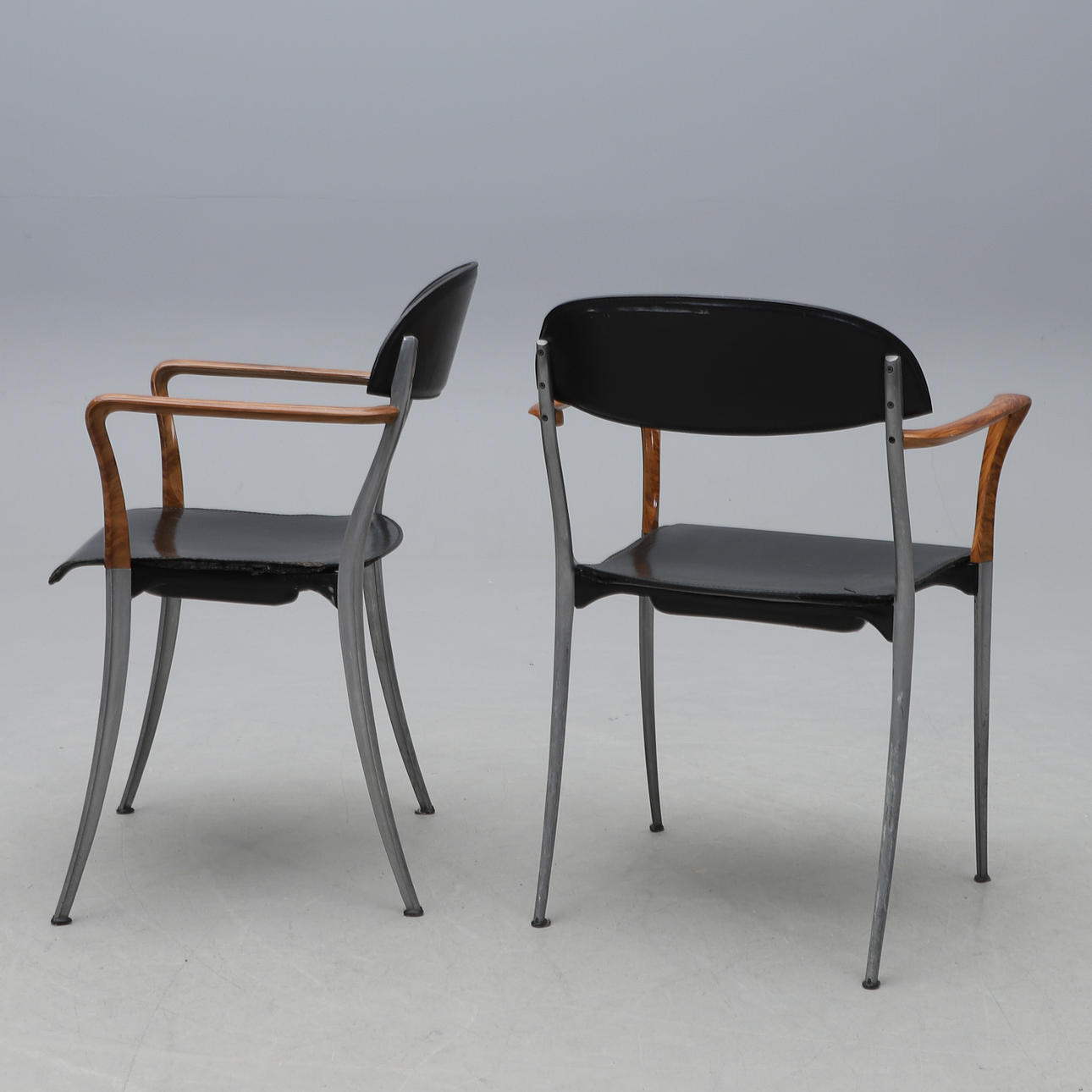 LUIGI ORIGLIA. A set of 3 “Coro” armchairs, Origlia, Italy