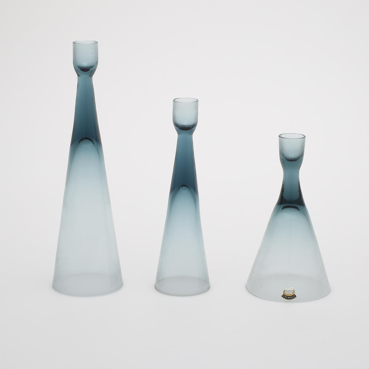 LJUSSTAKAR, 3 st, Bengt Edenfalk, Skruf.