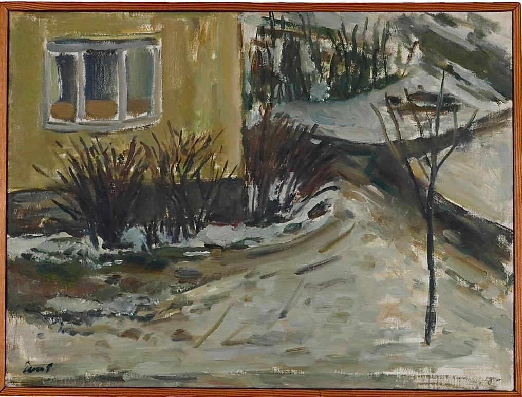 TURE PETERSSON. Olja på duk.