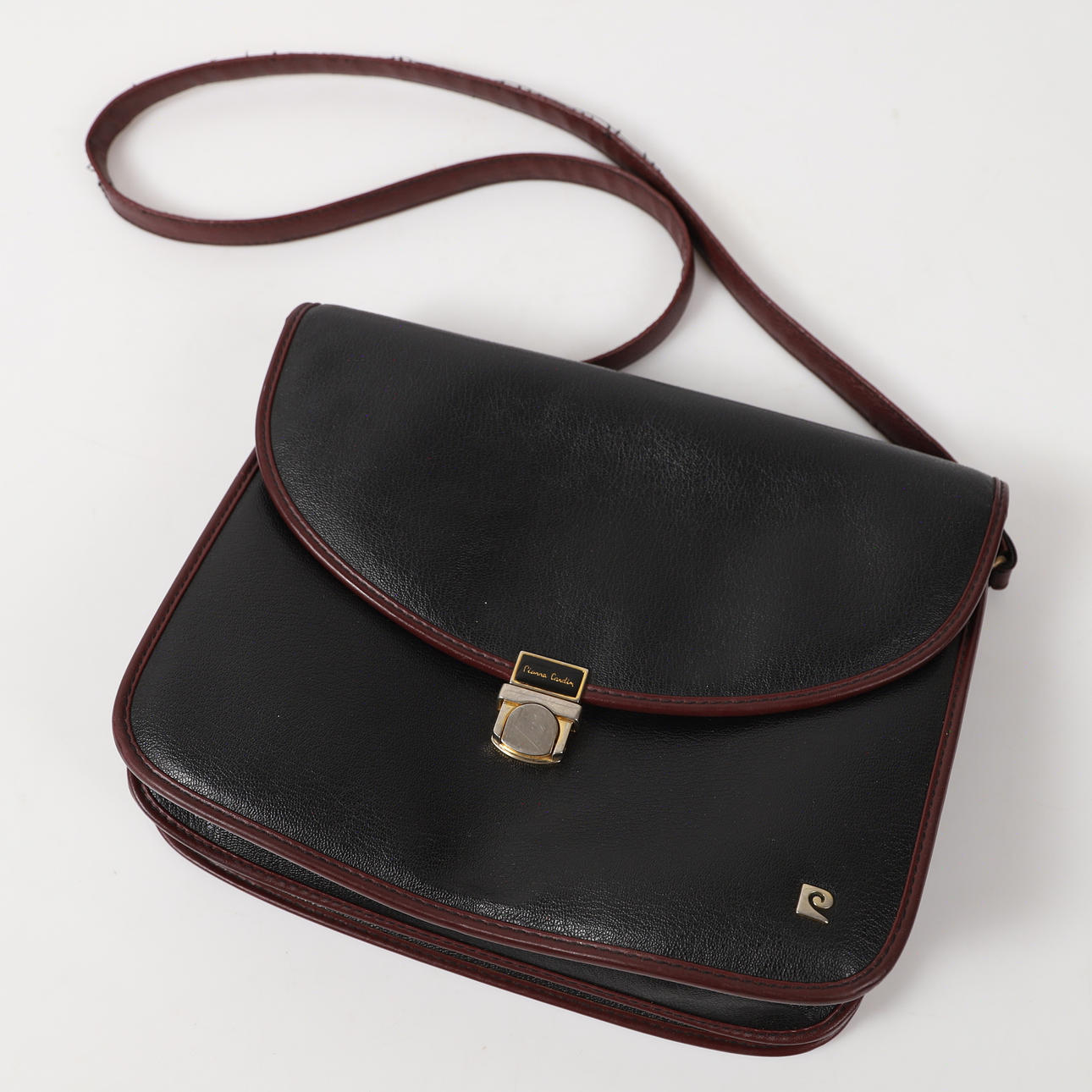 SHOULDER BAG, leather, Pierre Cardin.