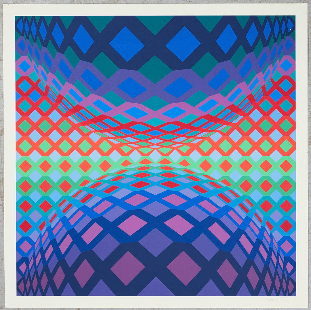 VICTOR VASARELY. 'Reech'.