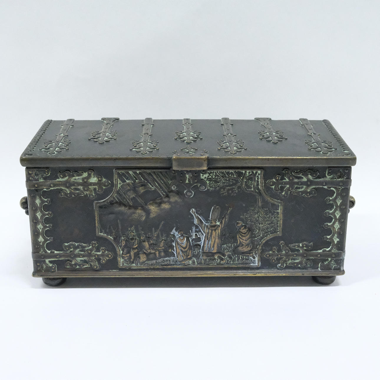 BRONZE CASKET.