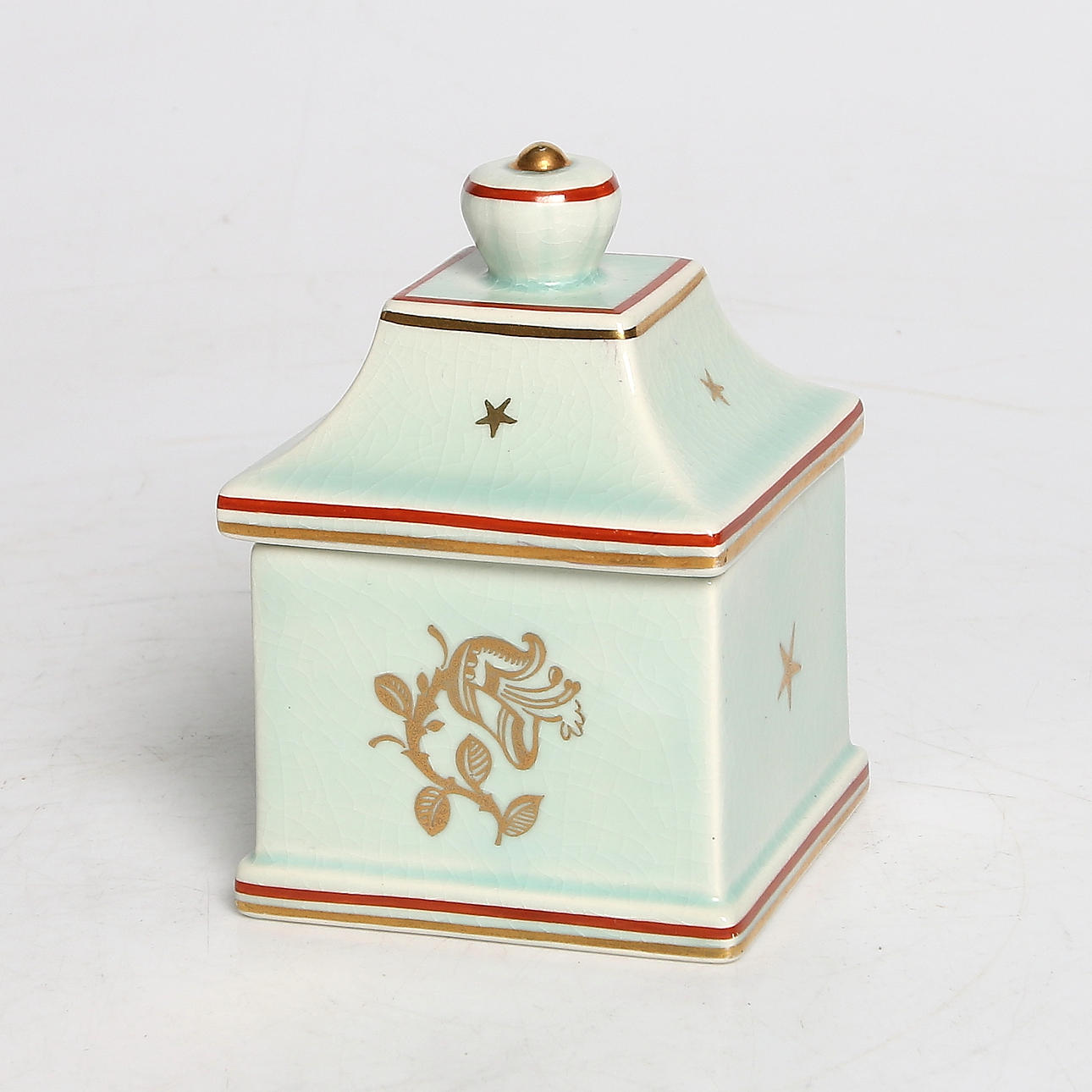 LOCKASK, flintgods, "Grazia", Wilhelm Kåge, Gustavsberg, 1920-tal.