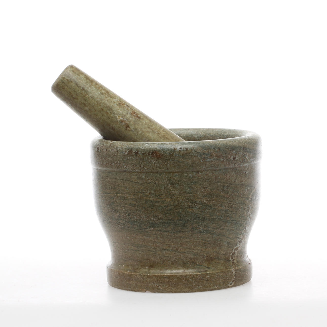 MORTEL med PISTILL, kolmårdsmarmor.