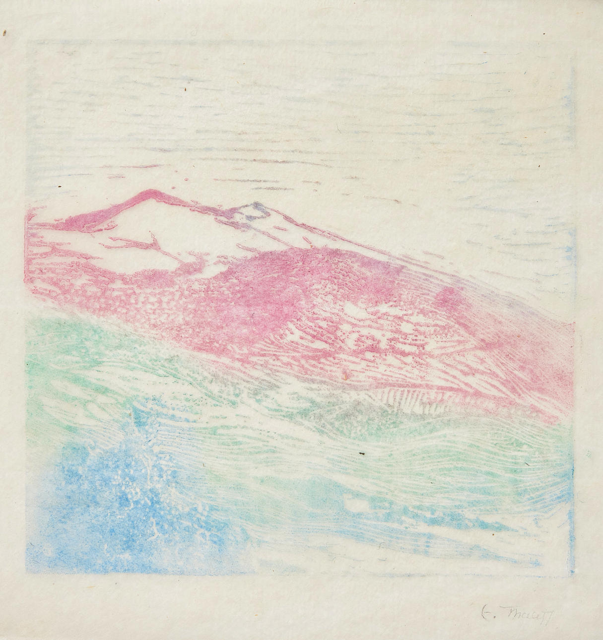 ELLEN THESLEFF. "Monte Morello".