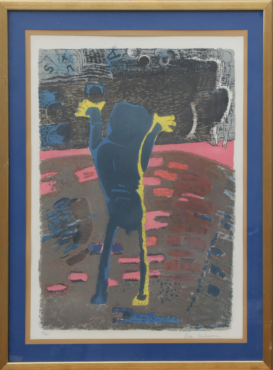 VERA NILSSON. LITO, signerad.