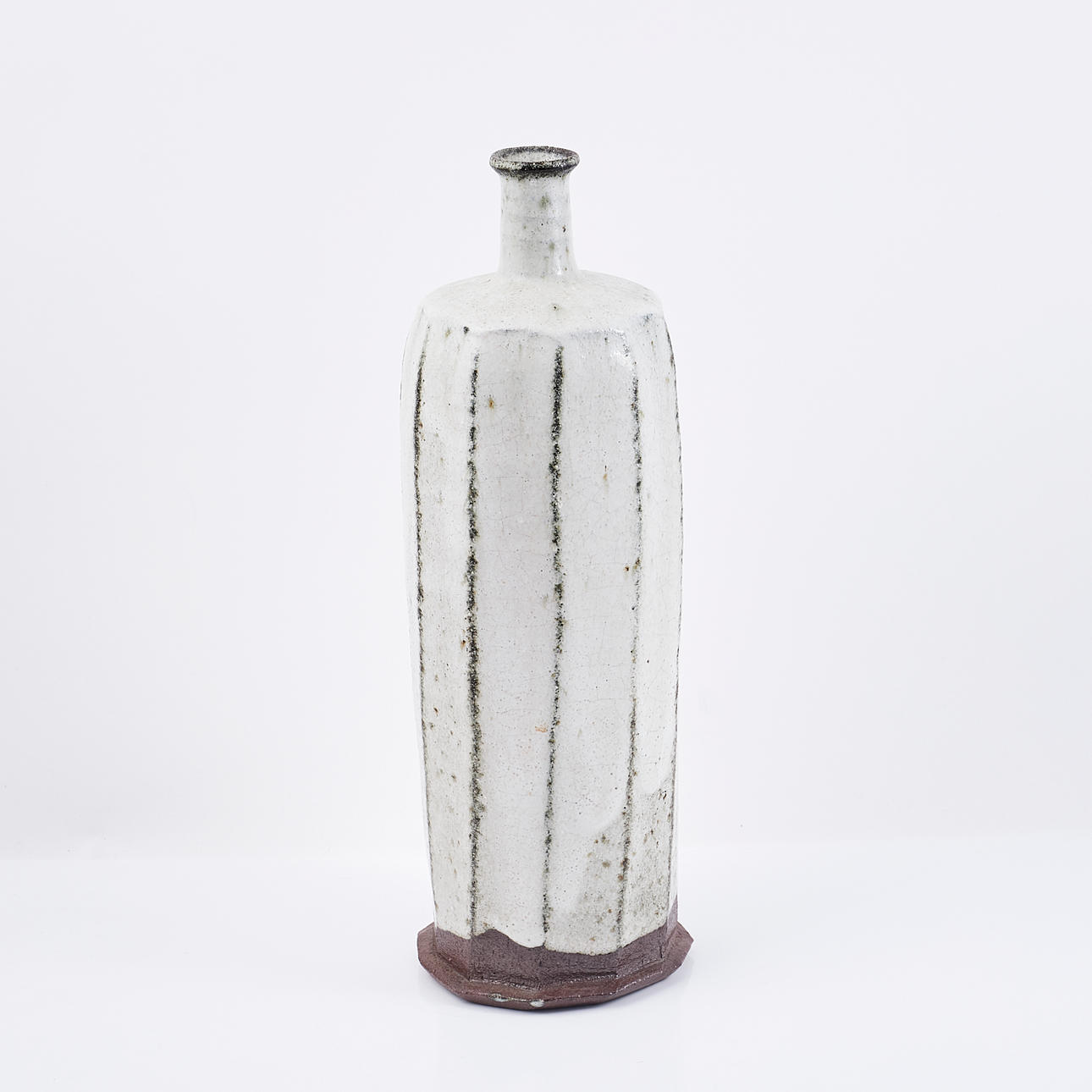 ULLA HANSEN. Vase, glazed, high-fired earthenware.