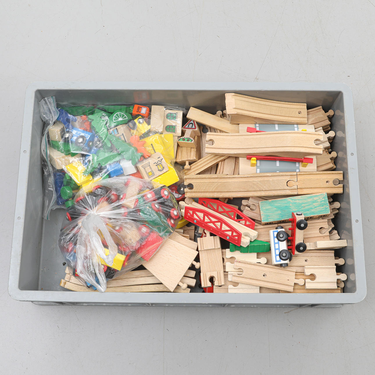 BRIO, träjärnväg.