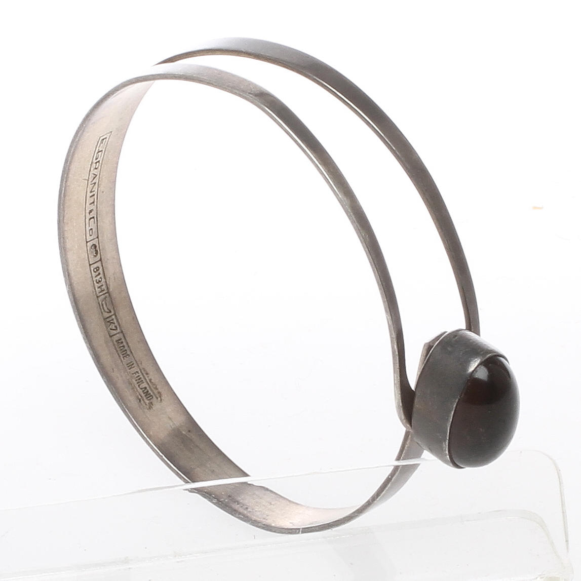 ARMBAND, silver, E. Granit & Co, Helsingfors, Finland, 1963.