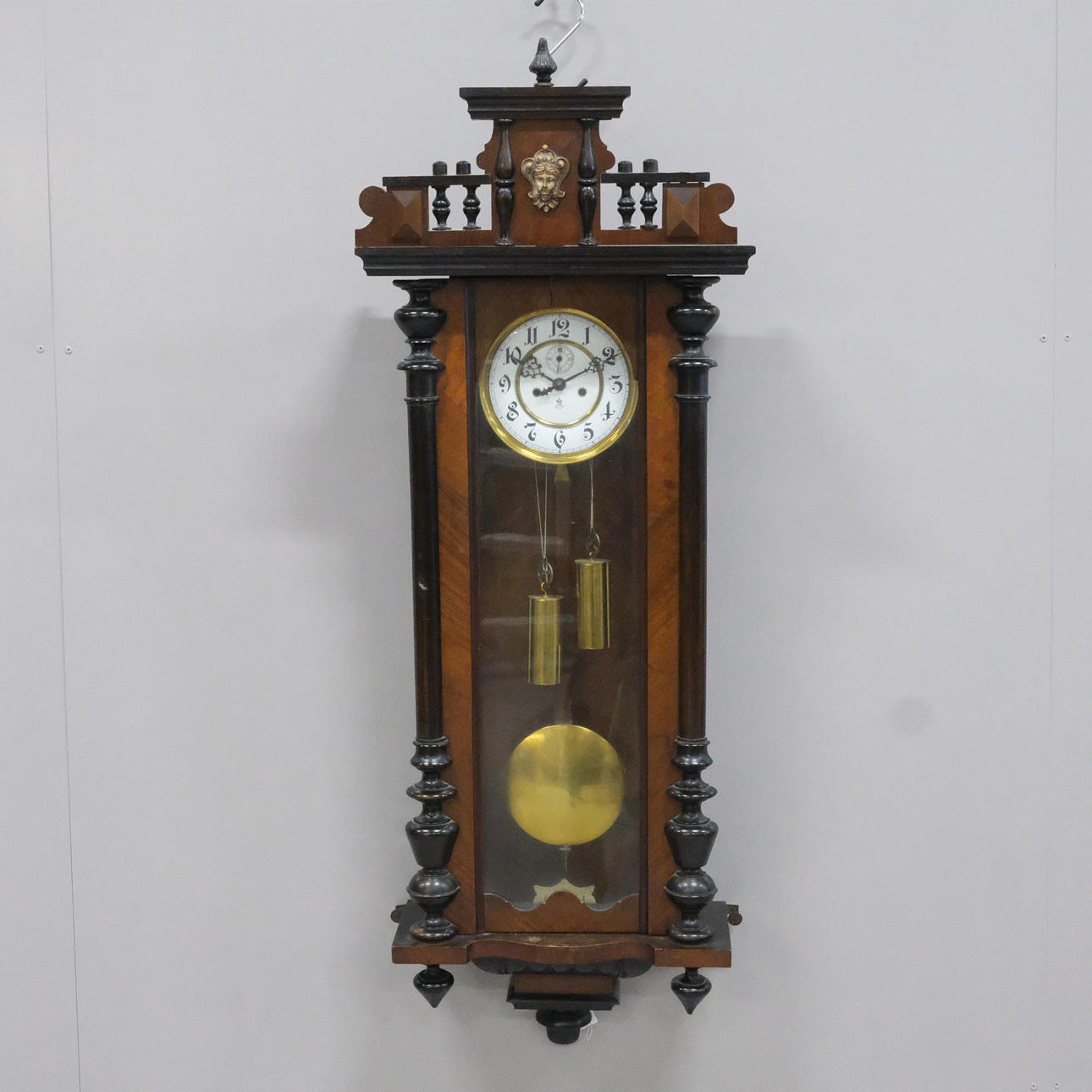 GUSTAV BECKER. WALL CLOCK. NEO-RENAISSANCE.