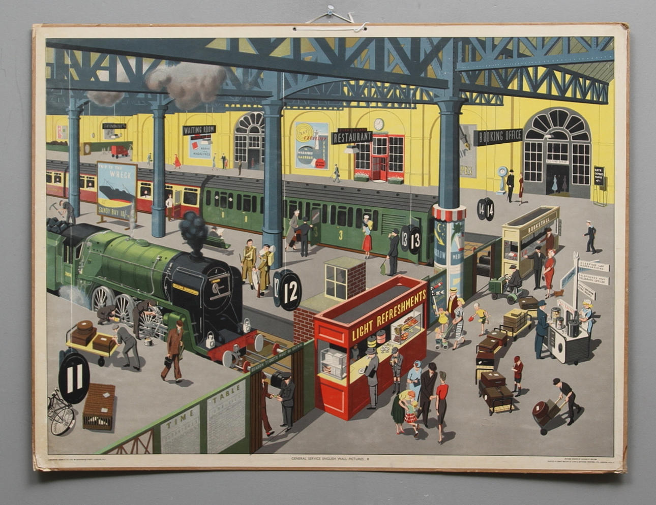 SKOLPLANSCH, efter Elisabeth Skilton, England.