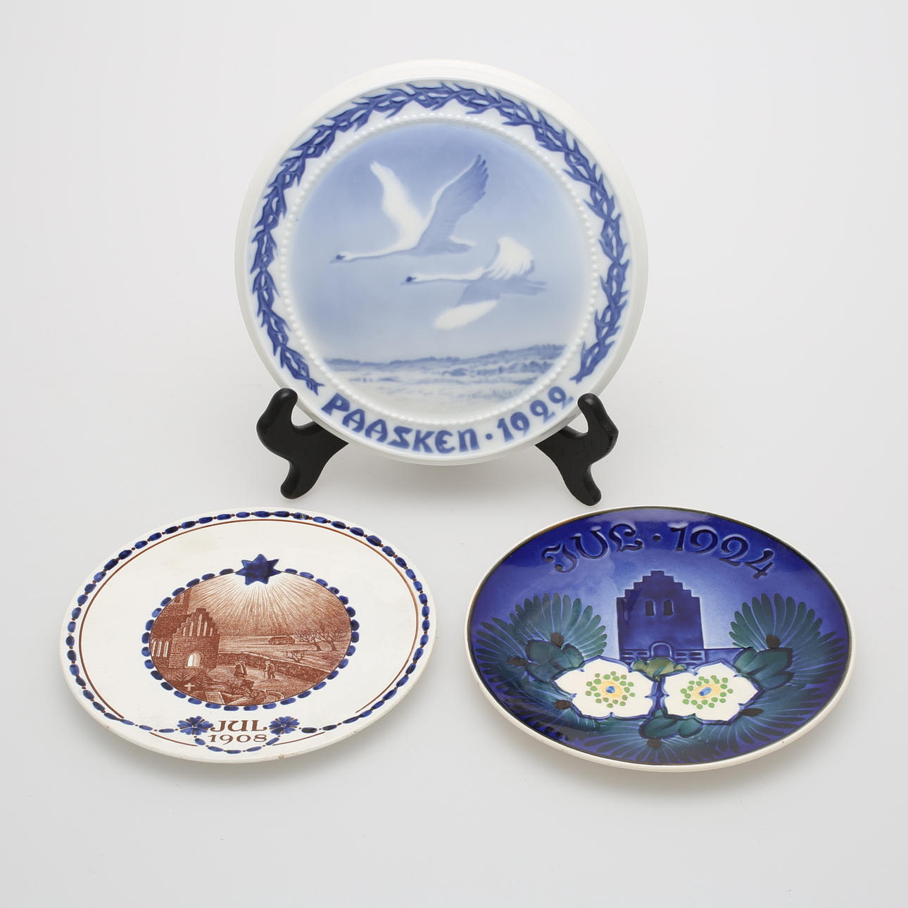 JULTALLRIKAR, 3 st, Aluminia, Bing & Gröndahl.