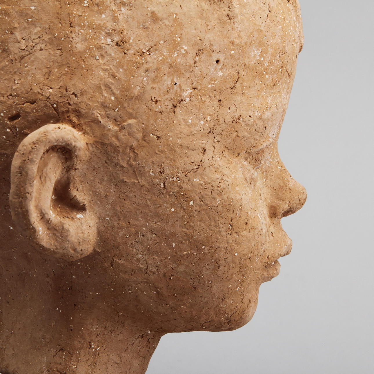 BRITA NEHRMAN. Skulptur, Terracotta, signerad.