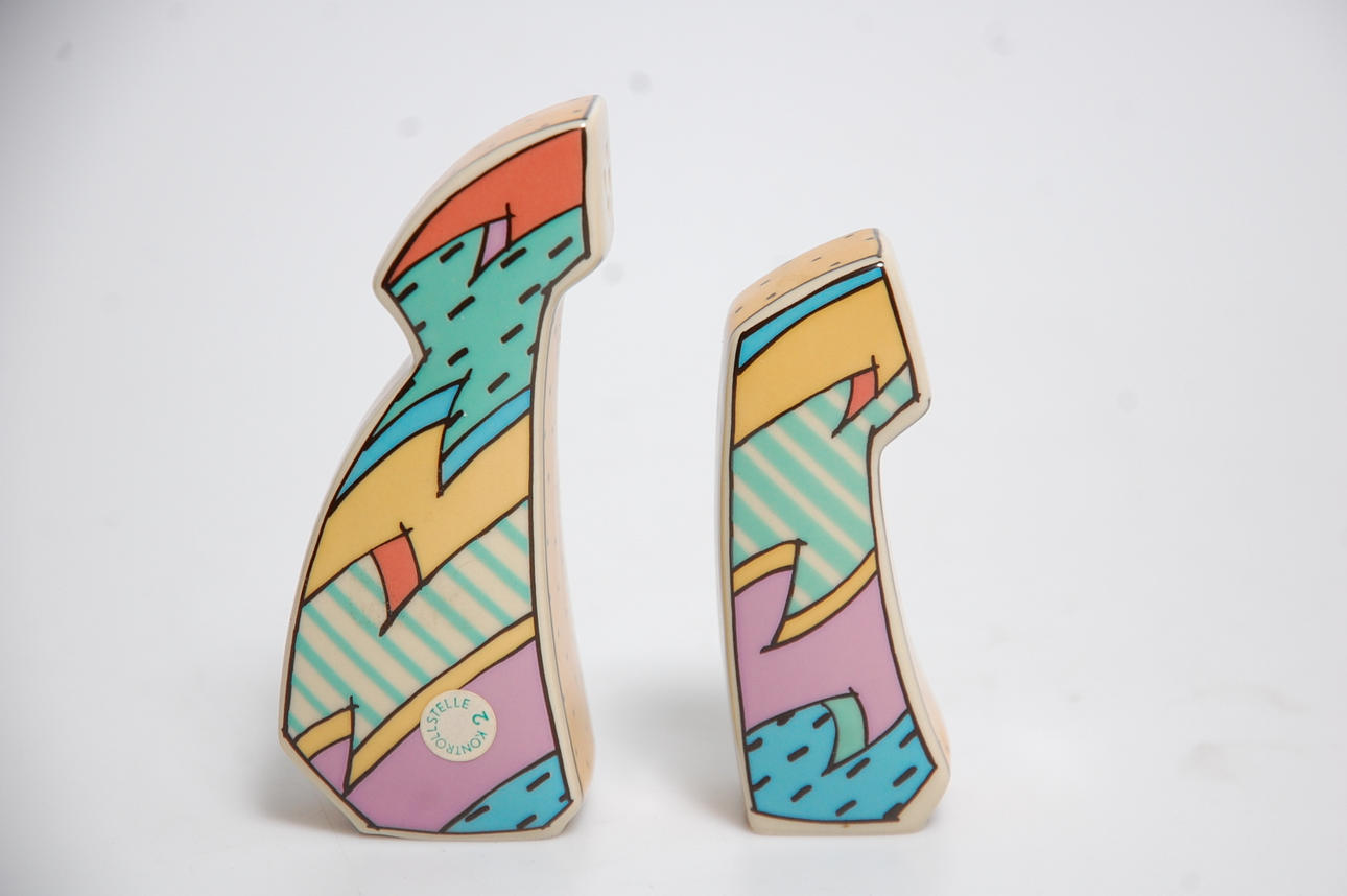 SALT OCH PEPPAR, porslin, Rosenthal studio Line, signerad Dorthy Hafner.