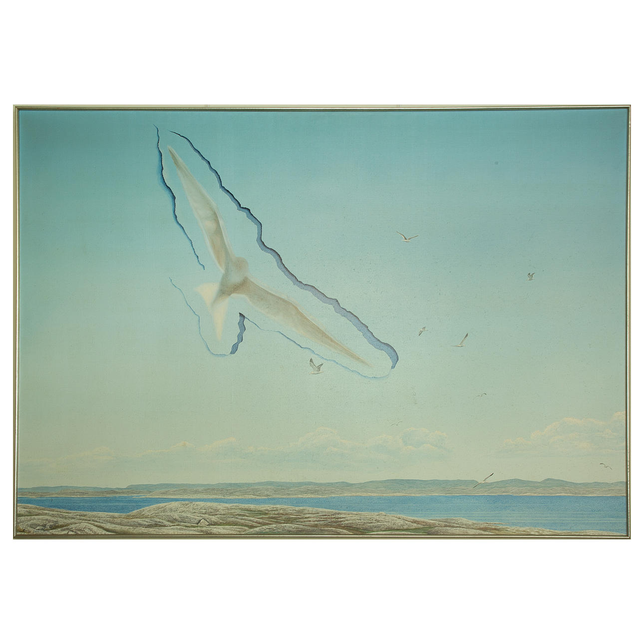 SVANTE PETRI. Olja på duk, signerad.