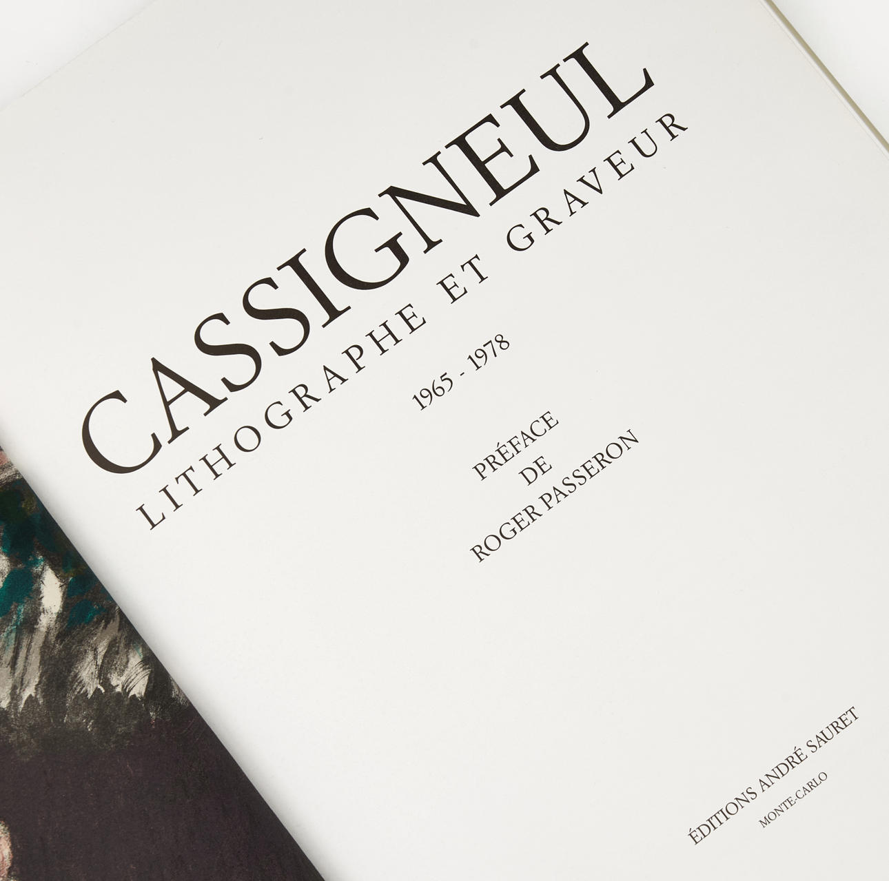 Cassigneul lithographe et graveur　1&2 Cassigneul Lithographe et Gravure 1979-1988. First edition
