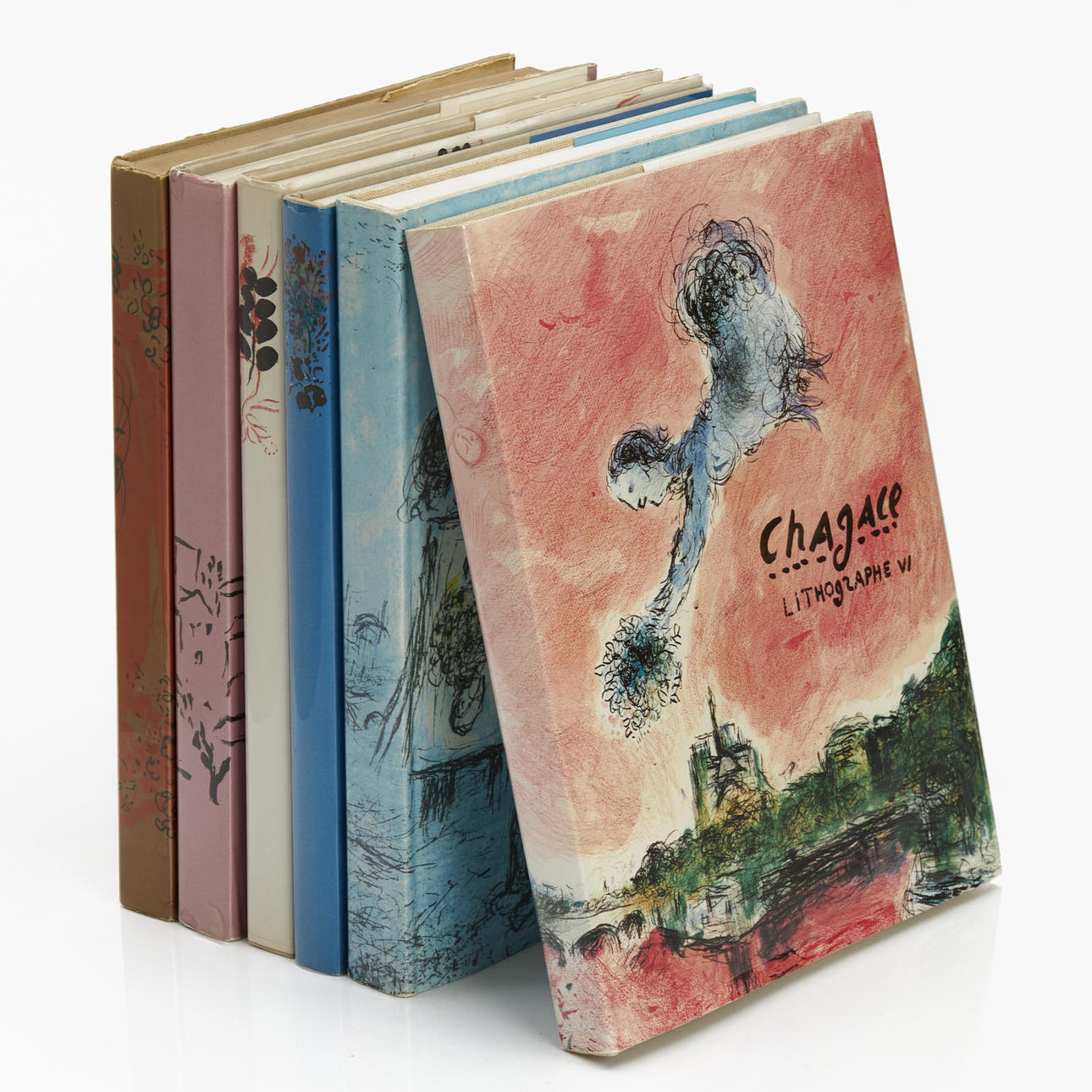 MARC CHAGALL, Lithographe I-VI, 6 vols., 1922-1985. 28 original ...