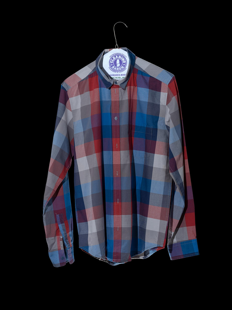 A CHEAP MONDAY PLAID WORK SHIRT.