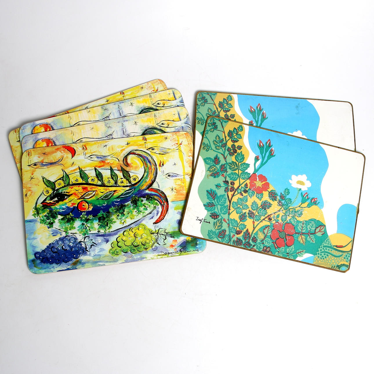 BORDSTABLETTER, 6 st, Josef Frank och Dagmar Glemme.