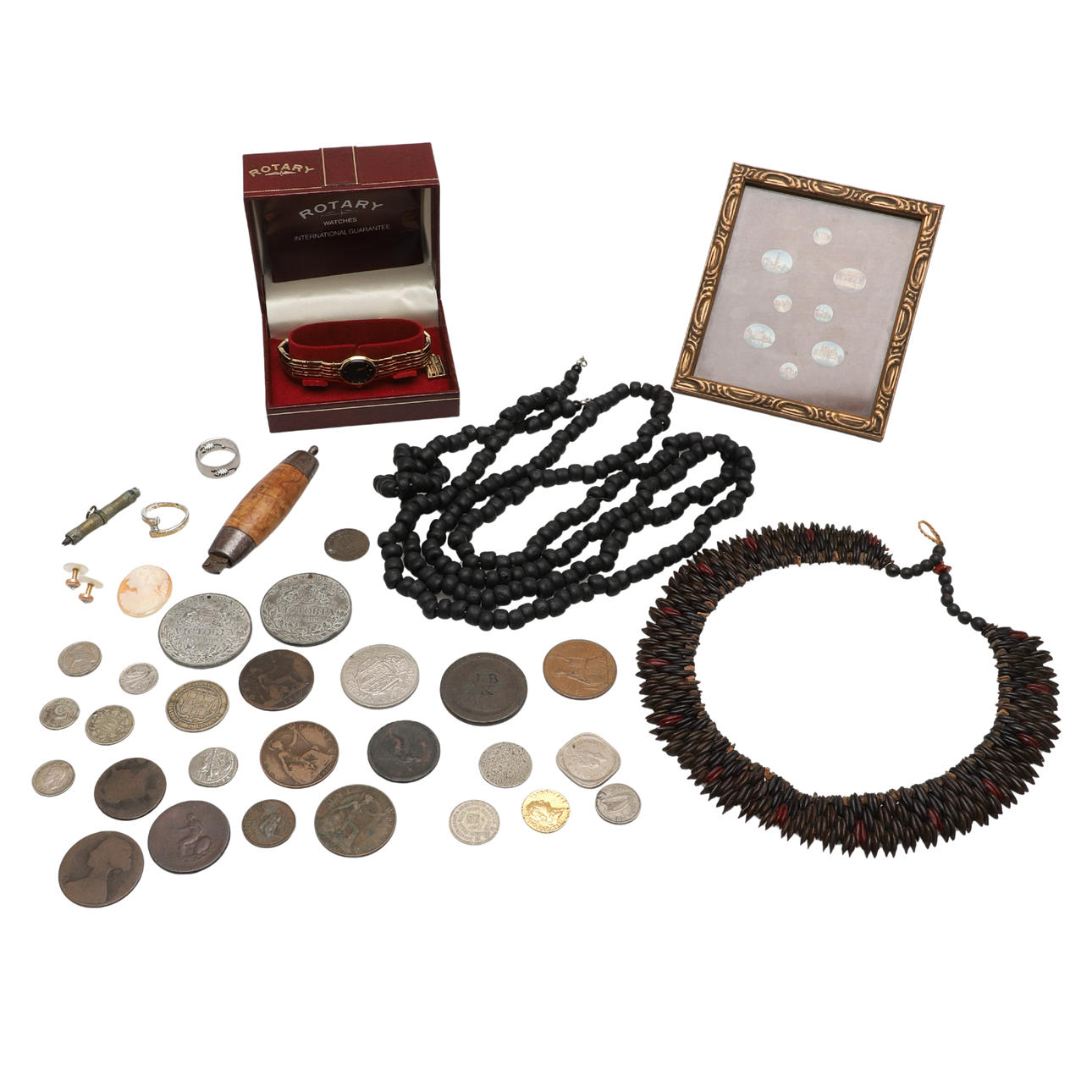 GEMISCHTE MÜNZEN UND SAMMLERSTÜCKE.