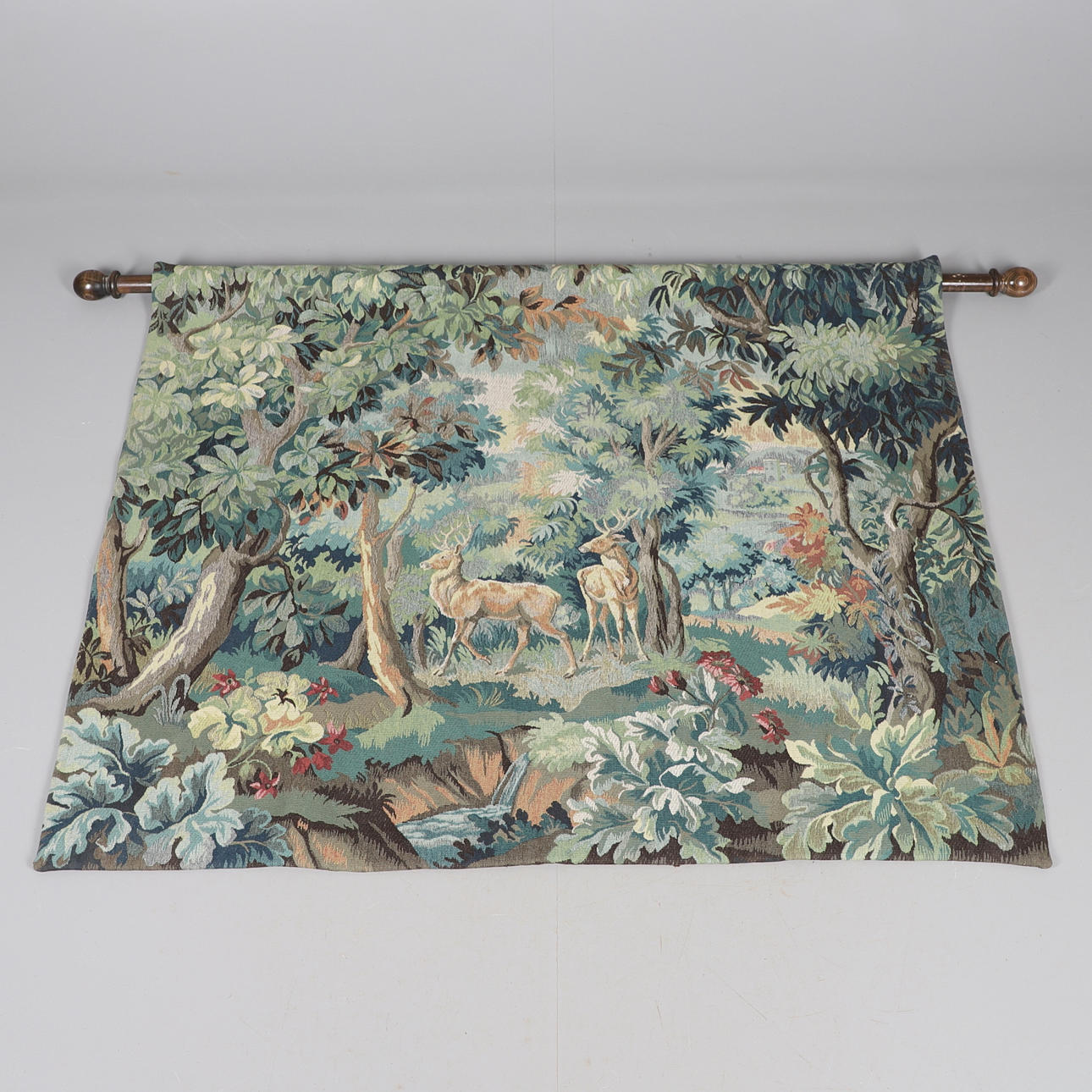 A MODERN MACHINE MADE TAPESTRY.